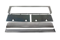 Toyota Land Cruiser 200 2007-2021 Zestaw wstawek (szczotkowane ciemne aluminium) zdjęcia 7