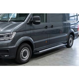 Progi Boczne New Vision Black (2 szt., Aluminium) Man TGE 2017- zdjęcia 1