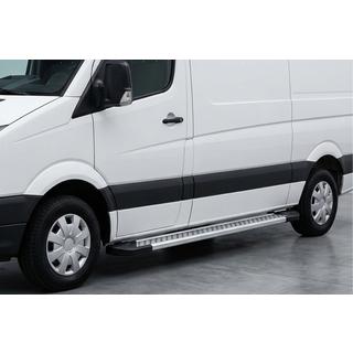 Progi Boczné New Vision Grey (2 szt., Aluminium) Man TGE 2017- zdjęcia 1