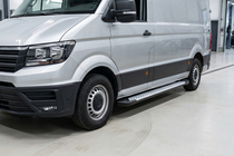 Man TGE 2017- Progi boczne Allmond Grey (2 szt., aluminium) Long/ExtraLong zdjęcia 1