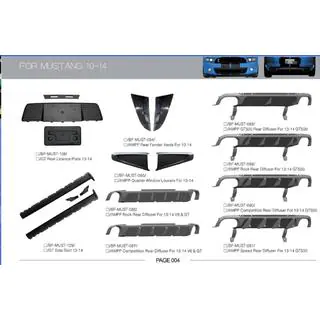 Kompletny Zestaw Body Kit Ford Mustang 2015-2023 zdjęcia 3
