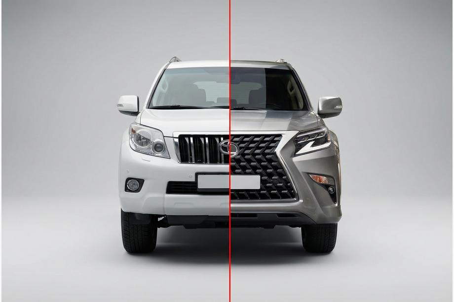 Toyota Land Cruiser Prado 150 2009-2023 Zestaw facelift do Lexus GX460 2020 Image