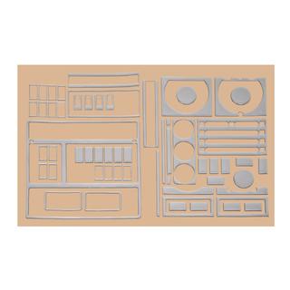 Nakładki na deskę rozdzielczą 1995-1999 (efekt aluminium) MAN F2000 1994-2001 zdjęcia 2