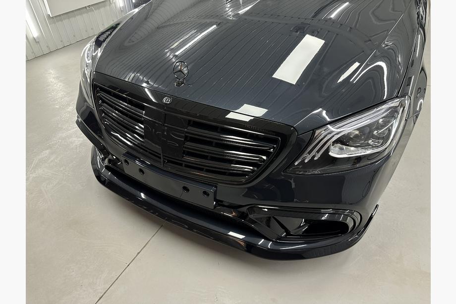 Mercedes S-class W222 2013-2022 Zestaw body kit BRB (czarny, 2018+) Zdjęcia 31