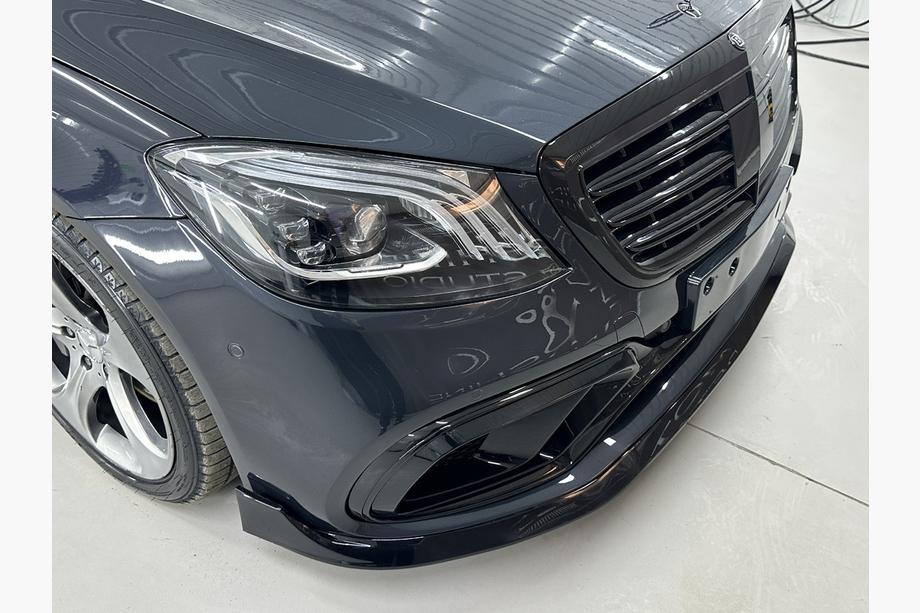 Mercedes S-class W222 2013-2022 Zestaw body kit BRB (czarny, 2018+) Zdjęcia 32