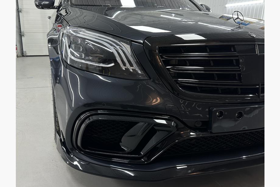 Mercedes S-class W222 2013-2022 Zestaw body kit BRB (czarny, 2018+) Zdjęcia 33