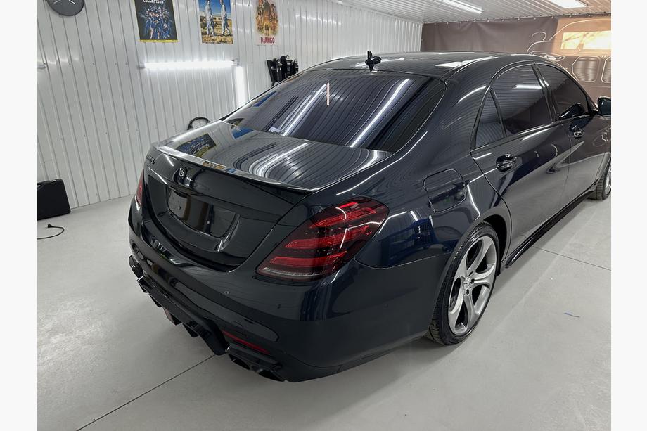 Mercedes S-class W222 2013-2022 Zestaw body kit BRB (czarny, 2018+) Zdjęcia 36