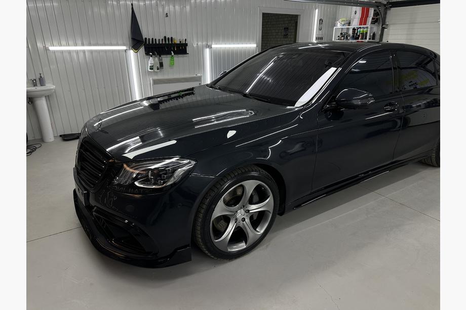 Mercedes S-class W222 2013-2022 Zestaw body kit BRB (czarny, 2018+) Zdjęcia 42