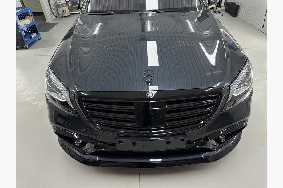 Mercedes S-class W222 2013-2022 Zestaw body kit BRB (czarny, 2018+) Zdjęcia 46
