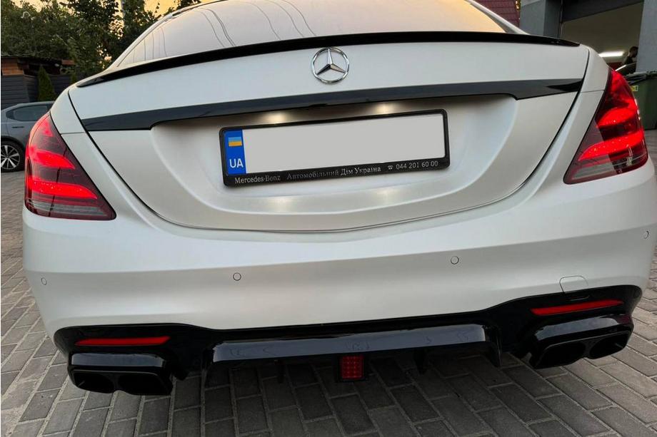 Mercedes S-class W222 2013-2022 Zestaw body kit BRB (czarny, 2018+) Zdjęcia 11