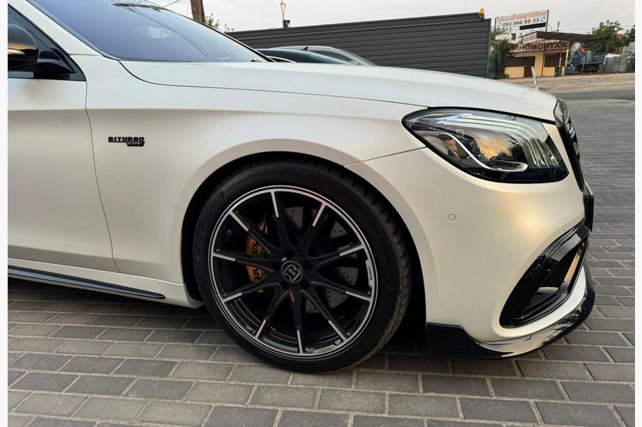 Mercedes S-class W222 2013-2022 Zestaw body kit BRB (czarny, 2018+) Zdjęcia 6