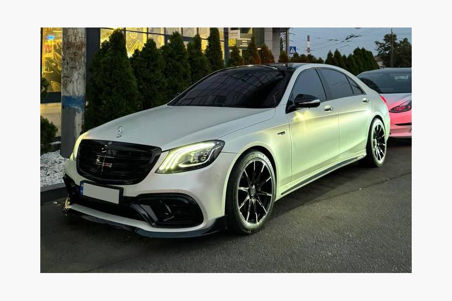 Mercedes S-class W222 2013-2022 Zestaw body kit BRB (czarny, 2018+) Zdjęcia 3