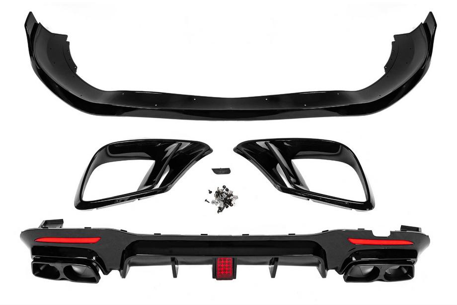 Mercedes S-class W222 2013-2022 Zestaw body kit BRB (czarny, 2018+) Zdjęcia 2