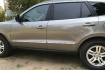 Hyundai Santa Fe 2 2006-2012 Listwy drzwiowe stal nierdzewna (4 szt.) zdjęcia 1