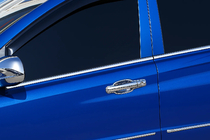 SsangYong Action 2005-2018 Listwy chromowane na szyby PickUp (4 szt, stal nierdzewna) zdjęcia 1
