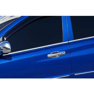 Listwy chromowane na szyby PickUp (4 szt, stal nierdzewna) SsangYong Action 2005-2018