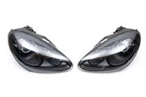 Porsche Cayenne 2010-2017 Reflektory Przednie Oryginalne GTS 2010-2015 (2 szt, HID) zdjęcia 3