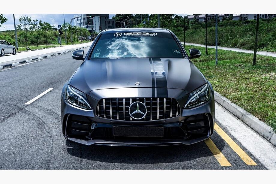 Mercedes C-class W205 2014-2021 Zestaw body kit z pelnym tylnym zderzakiem (design Black Mamba C63GT) Zdjęcia 2