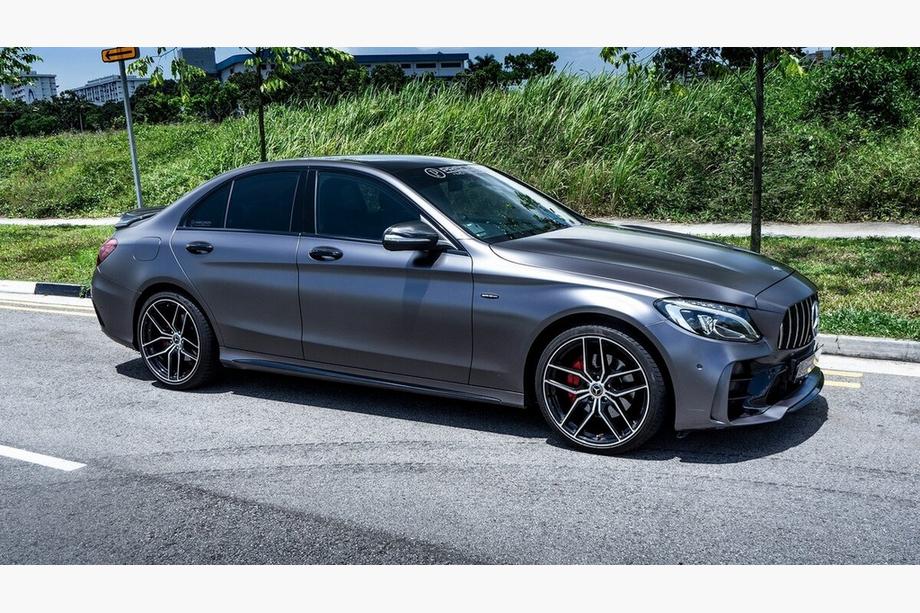Mercedes C-class W205 2014-2021 Zestaw body kit z pelnym tylnym zderzakiem (design Black Mamba C63GT) Zdjęcia 5