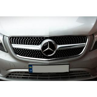Atrapa Chłodnicy Diamond (2014-2023 do Vito W447) Mercedes Vito/V-class W447 2014- zdjęcia 3