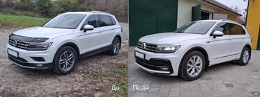 Volkswagen Tiguan 2016-2023 Zestaw pakietu nadwozia R-Line (2016-2020) zdjęcia 2
