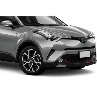 Nakładki na światła przeciwmgielne (2 szt, stal nierdzewna) Toyota C-HR 2016-2023 zdjęcia 1