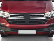 Volkswagen T6 2015-2024 Nakładki na Grilla Chrom 2019+ (4 szt, Stal Nierdzewna) OmsaLine - Włoska Stal Nierdzewna zdjęcia 1