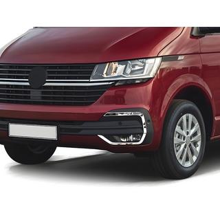 Nakładki na światła przeciwmgielne 2019+ (4 szt, stal nierdzewna) Volkswagen T6 2015-2024 zdjęcia 1