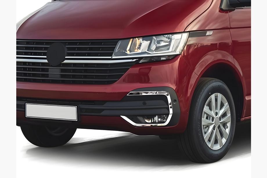 Volkswagen T6 2015-2024 Nakładki na światła przeciwmgielne 2019+ (4 szt, stal nierdzewna) Image