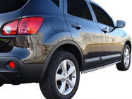 Nissan Qashqai 2010-2014 Boczne Podwójne Rury (2 szt., Stal Nierdzewna) zdjęcia 2