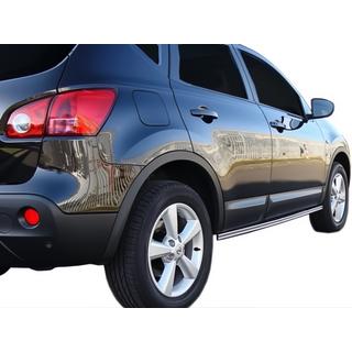 Boczne Podwójne Rury (2 szt., Stal Nierdzewna) Nissan Qashqai 2010-2014 zdjęcia 2