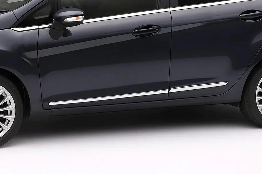 Ford Fiesta 2017- Listwy Drzwi Chromowane (4 szt, Stal Nierdzewna) Image