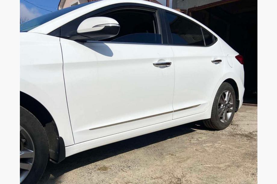 Hyundai Elantra (AD) 2015-2020 Listwy Drzwi Chromowane (4 szt, Stal Nierdzewna) Image