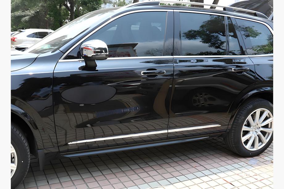Volvo XC90 2002-2014 Listwy Drzwi Chromowane (4 szt, Stal Nierdzewna) Image