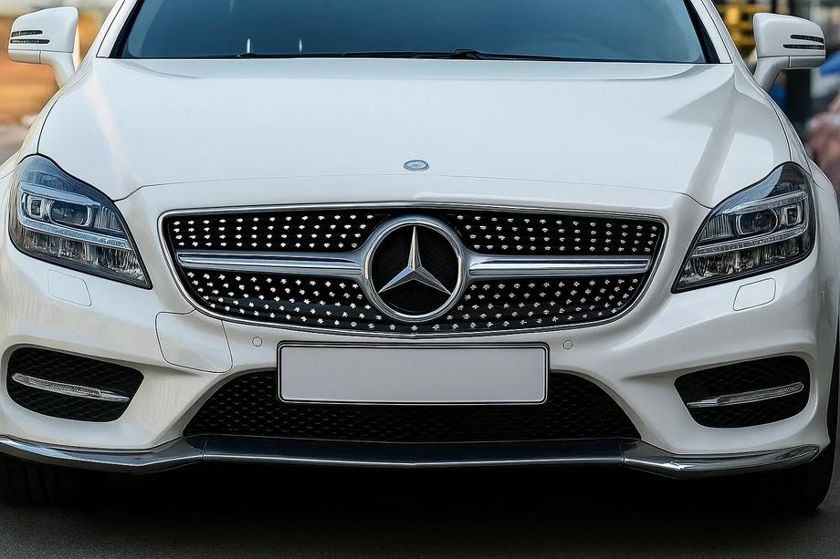 Mercedes CLS C218 2011-2018 Atrapa Przednia 2011-2014 (Diamond Silver) Image