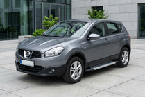 Nissan Qashqai 2010-2014 Progi Boczné Vision New Grey (2 szt., Aluminium) Długa Baza zdjęcia 1