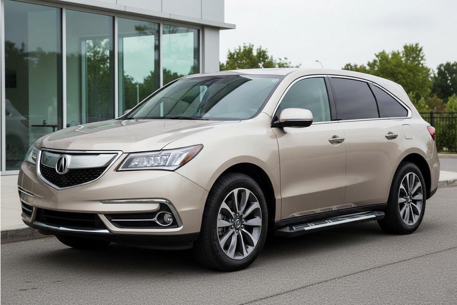 Acura MDX 2013-2020 Progi Boczné Sunrise (2 szt., Aluminium) Image