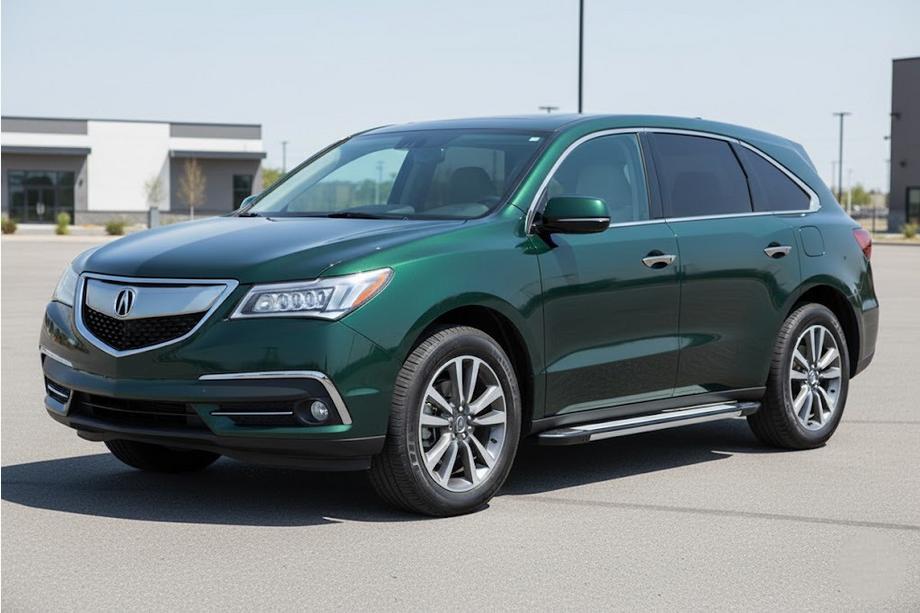 Acura MDX 2013-2020 Progi Boczné Rainbow (2 szt., Aluminium) Image