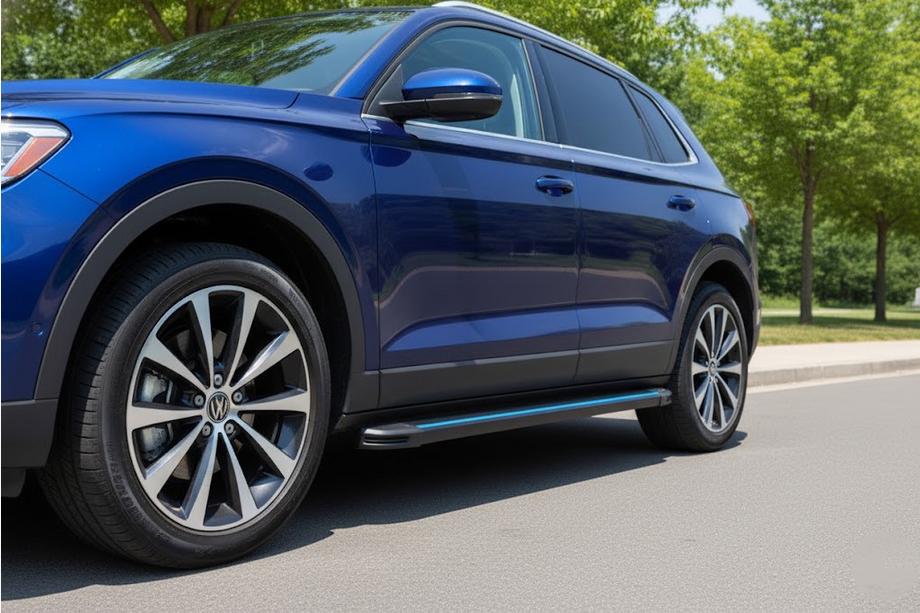 Acura MDX 2013-2020 Progi Boczné Maya Blue (2 szt., Aluminium) Image