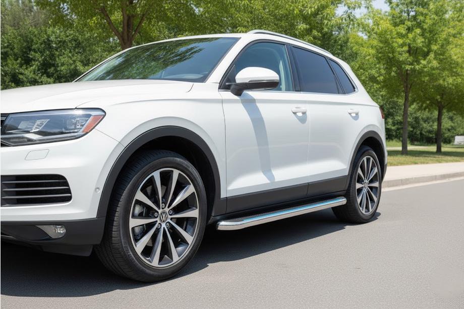 Acura MDX 2013-2020 Progi Boczne Maydos V2 (2 szt., Aluminium i Stal Nierdzewna) Image