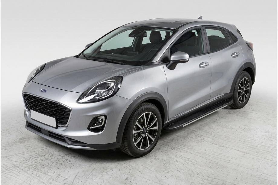 Ford Puma 2019- Progi Boczné Bosphore Grey (2 szt., Aluminium) Image