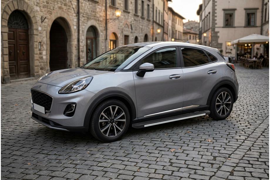 Ford Puma 2019- Progi Boczné Maya V1 (2 szt., Aluminium) Image