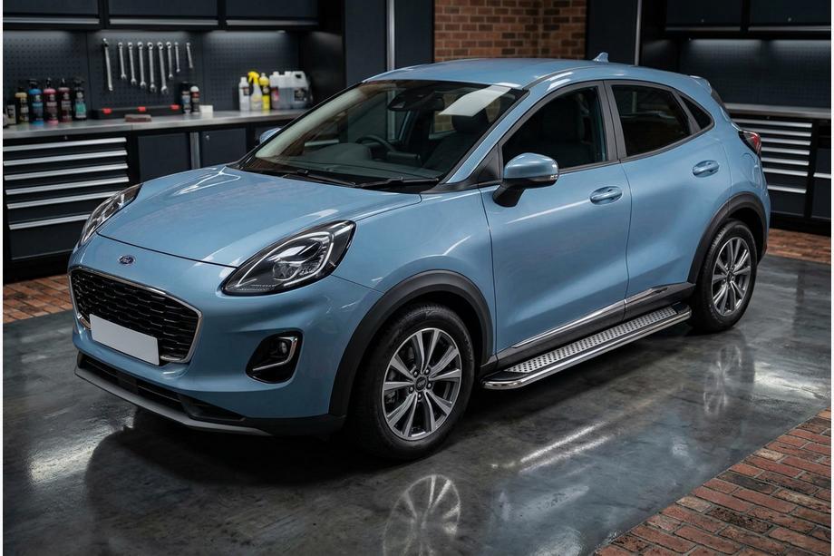 Ford Puma 2019- Progi Boczné Maydos V2 (2 szt., Aluminium) Image