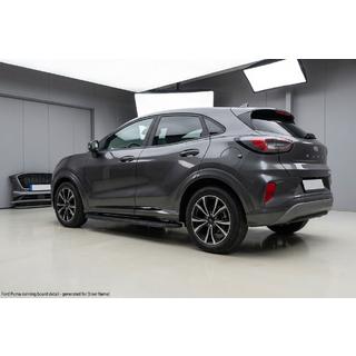 Progi Boczné Tayga Black (2 szt., Aluminium) Ford Puma 2019- zdjęcia 1