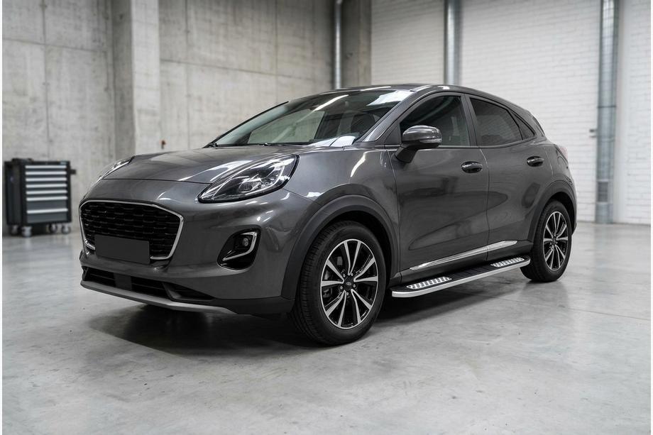 Ford Puma 2019- Progi Boczné Tayga V2 (2 szt., Aluminium) Image