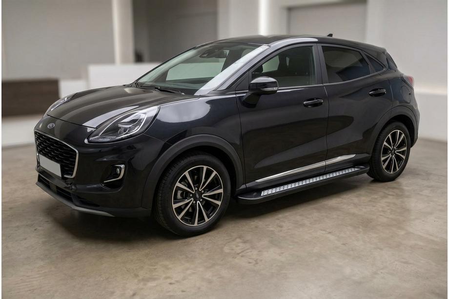 Ford Puma 2019- Progi Boczné Vision New Black (2 szt., Aluminium) Image