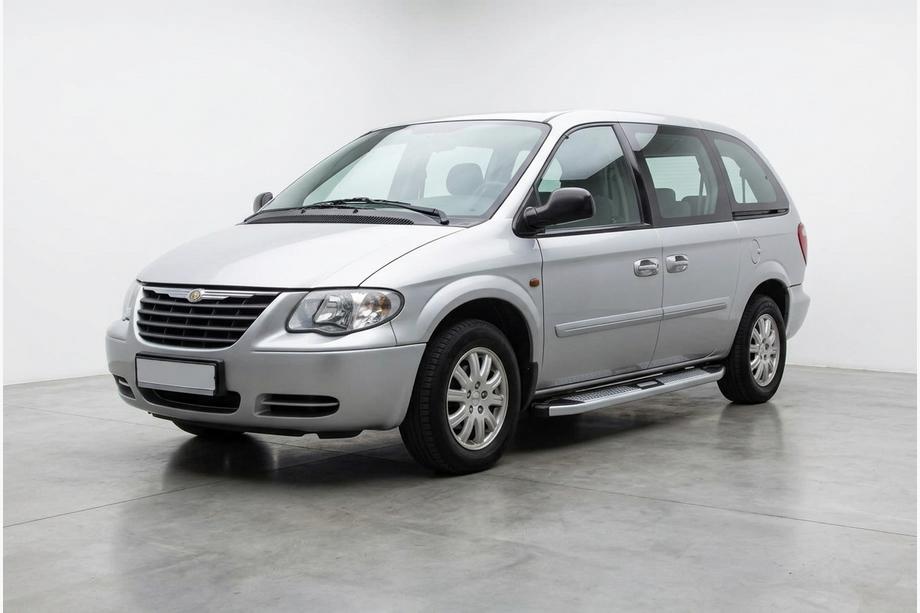 Chrysler Voyager 2001-2007 Progi Boczne Mevsim Grey (2 szt., Aluminium) Image