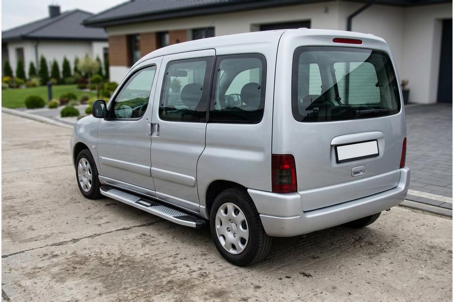 Citroen Berlingo 1996-2008 Progi Boczne Mevsim Grey (2 szt., Aluminium) Image