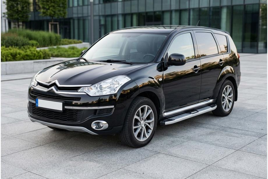 Citroen C-Crosser 2007-2013 Progi Boczne Mevsim Grey (2 szt., Aluminium) Image