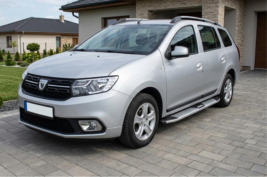 Dacia Logan MCV 2013-2020 Progi Boczne Mevsim Grey (2 szt., Aluminium) Image